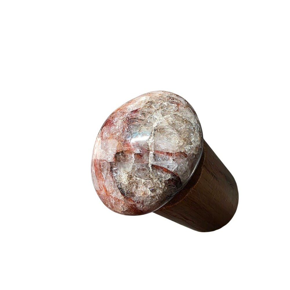 Red Fire Quartz Hematoid Crystal Polished